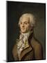 Portrait of Maximilien De Robespierre (1758-94)-null-Mounted Giclee Print