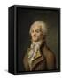 Portrait of Maximilien De Robespierre (1758-94)-null-Framed Stretched Canvas