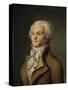 Portrait of Maximilien De Robespierre (1758-94)-null-Stretched Canvas