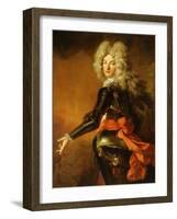 Portrait of Maximilien-Philippe De Recourt De Lens Et De Licques, Count De Ruppelmonde-Nicolas de Largilliere-Framed Giclee Print