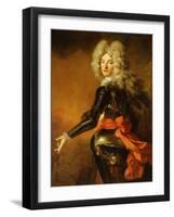 Portrait of Maximilien-Philippe De Recourt De Lens Et De Licques, Count De Ruppelmonde-Nicolas de Largilliere-Framed Giclee Print