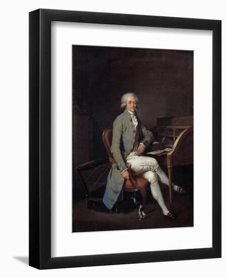 Portrait of Maximilien Robespierre, by Louis Leopold Boilly-null-Framed Giclee Print