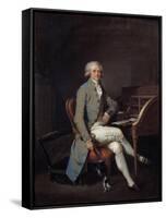 Portrait of Maximilien Robespierre, by Louis Leopold Boilly-null-Framed Stretched Canvas