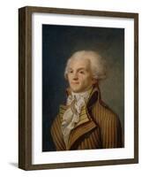 Portrait of Maximilien Robespierre-null-Framed Giclee Print