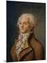 Portrait of Maximilien Robespierre-null-Mounted Giclee Print