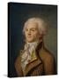 Portrait of Maximilien Robespierre-null-Stretched Canvas