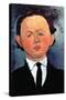 Portrait of Mechan-Amedeo Modigliani-Stretched Canvas