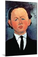 Portrait of Mechan-Amedeo Modigliani-Mounted Art Print