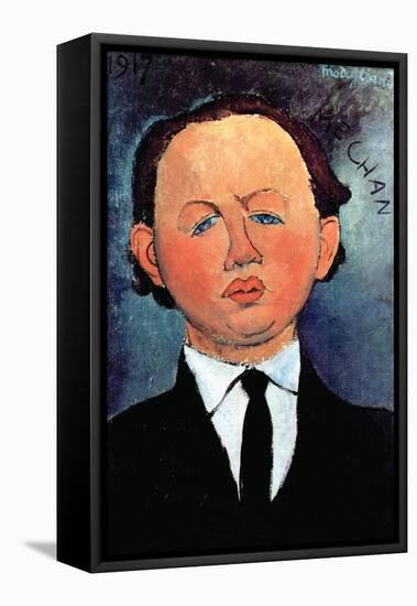 Portrait of Mechan-Amedeo Modigliani-Framed Stretched Canvas