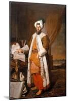 Portrait of Mehemet Said Pacha, Bey of Rumelia, Special Ambassador of the Ottoman Sultan Mahmoud II-Jacques-Andrè Joseph Aved-Mounted Giclee Print