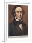 Portrait of Mendelssohn-null-Framed Art Print