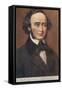 Portrait of Mendelssohn-null-Framed Stretched Canvas