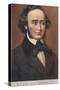 Portrait of Mendelssohn-null-Stretched Canvas