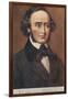 Portrait of Mendelssohn-null-Framed Art Print