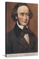 Portrait of Mendelssohn-null-Stretched Canvas