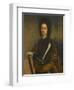 Portrait of Menno Van Coehoorn, General in the Artillery and Fortifications Engineer-Caspar Netscher-Framed Art Print