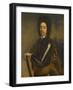 Portrait of Menno Van Coehoorn, General in the Artillery and Fortifications Engineer-Caspar Netscher-Framed Art Print