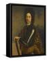 Portrait of Menno Van Coehoorn, General in the Artillery and Fortifications Engineer-Caspar Netscher-Framed Stretched Canvas