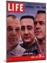 Portrait of Mercury Astronauts John Glenn, Gus Grissom and Alan Shepard, March 3, 1961-Ralph Morse-Mounted Photographic Print