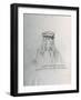 Portrait of Metad Waptass (Three Feathers) One of the Principal Chiefs of the Nez Perces-Gustav Sohon-Framed Giclee Print