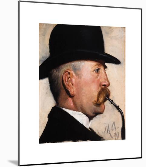 Portrait of Michael Therkildsen-Michael Ancher-Mounted Premium Giclee Print