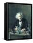 Portrait of Michel-Eugene Chevreul-Leon Auguste Tourny-Framed Stretched Canvas