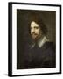 Portrait of Michel Le Blon-Anthony Van Dyck-Framed Art Print