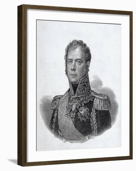 Portrait of Michel Ney (1769-1815), Duc D'Elchingen, Prince De La Moskowa-null-Framed Giclee Print