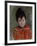 Portrait of Michel with Bonnet and Pompon, 1880-Claude Monet-Framed Giclee Print