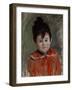 Portrait of Michel with Bonnet and Pompon, 1880-Claude Monet-Framed Giclee Print