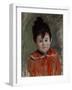 Portrait of Michel with Bonnet and Pompon, 1880-Claude Monet-Framed Giclee Print