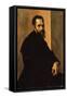 Portrait of Michelangelo, Ca 1535-Jacopino Del Conte-Framed Stretched Canvas