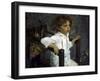 Portrait of Mika Morosov, 1901-Valentin Serov-Framed Giclee Print