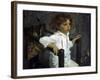 Portrait of Mika Morosov, 1901-Valentin Serov-Framed Giclee Print