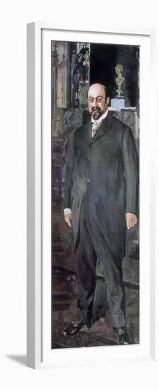 Portrait of Mikhail Abramovich Morozov, 1902-Valentin Serov-Framed Premium Giclee Print