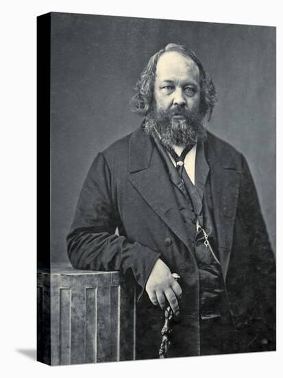 Portrait of Mikhail Aleksandrovich Bakunin, C.1860-Nadar-Stretched Canvas