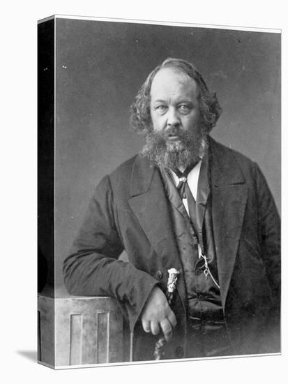 Portrait of Mikhail Aleksandrovich Bakunin circa 1860-Nadar-Stretched Canvas