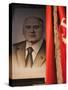 Portrait of Mikhail Gorbachev, Ussr Leader in the 1990S, Estonia-Walter Bibikow-Stretched Canvas