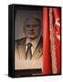 Portrait of Mikhail Gorbachev, Ussr Leader in the 1990S, Estonia-Walter Bibikow-Framed Stretched Canvas