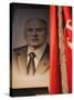 Portrait of Mikhail Gorbachev, Ussr Leader in the 1990S, Estonia-Walter Bibikow-Stretched Canvas