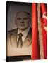 Portrait of Mikhail Gorbachev, Ussr Leader in the 1990S, Estonia-Walter Bibikow-Stretched Canvas