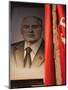 Portrait of Mikhail Gorbachev, Ussr Leader in the 1990S, Estonia-Walter Bibikow-Mounted Photographic Print