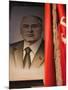 Portrait of Mikhail Gorbachev, Ussr Leader in the 1990S, Estonia-Walter Bibikow-Mounted Photographic Print