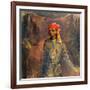 Portrait of Mikhail Kuzmin, 1911-12-Nikolai Sapunov-Framed Giclee Print