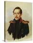 Portrait of Mikhail Lermontov, C.1838-null-Stretched Canvas