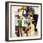 Portrait of Mikhail Matyushin, 1913-Kazimir Malevich-Framed Giclee Print