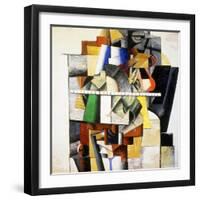 Portrait of Mikhail Matyushin, 1913-Kazimir Malevich-Framed Giclee Print