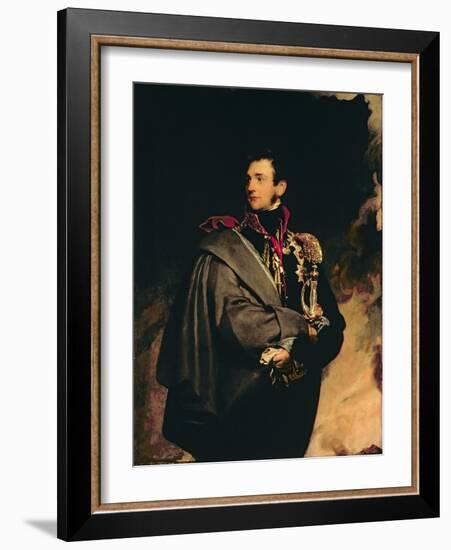 Portrait of Mikhail Semyonovich, Count Vorontsov-Thomas Lawrence-Framed Giclee Print