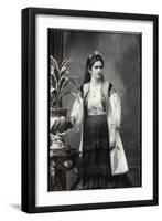 Portrait of Milena Vukotic (1847-1923), Princess of Montenegro-French Photographer-Framed Giclee Print