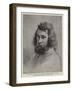 Portrait of Millet, from Crayon Sketch by Himself in 1846-47-Jean Francois I Millet-Framed Giclee Print